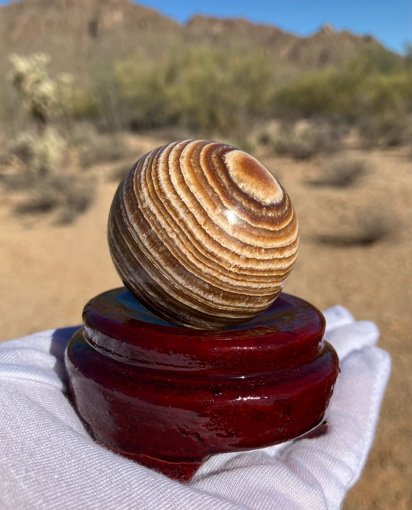 Aragonite ~ Sphere