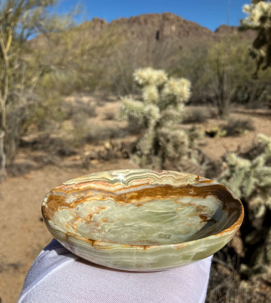 Green Onyx ~ Bowl