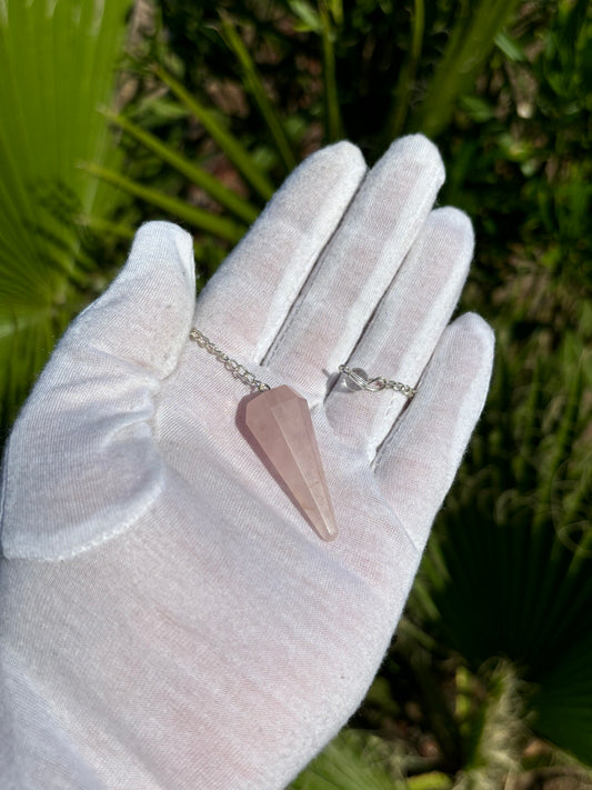 Rose Quartz Pendulum