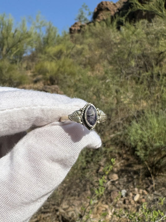 Tanzanite Sterling Silver Ring ~ Size 7.5