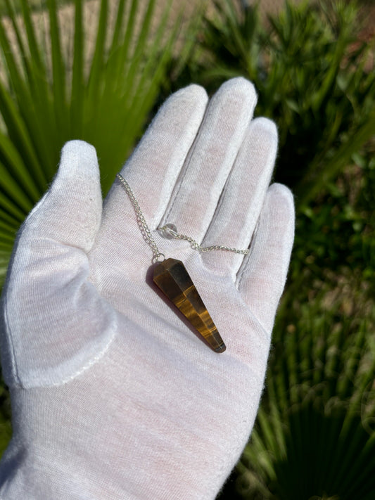 Tiger's Eye Pendulum